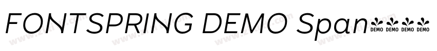FONTSPRING DEMO Span字体转换 FONTSPRING DEMO Span字体转换